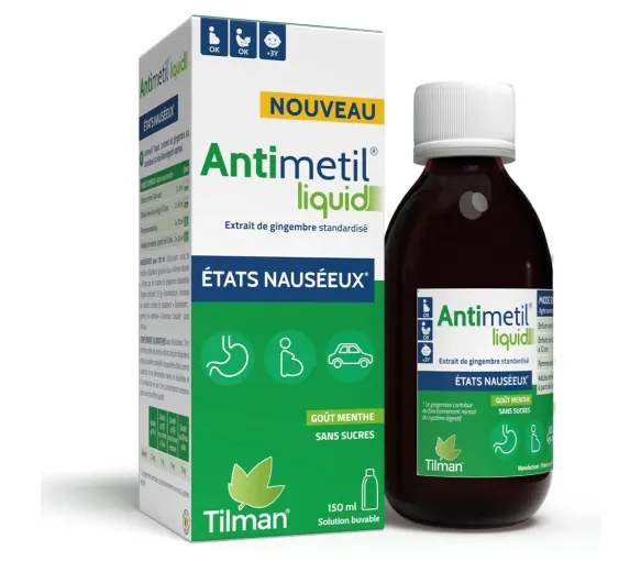 Antimetil Flüssigkeit gegen Übelkeit Tilman - Flasche mit 150 ml