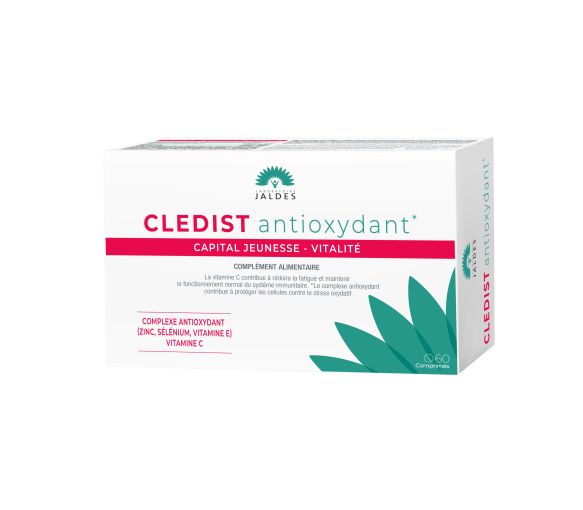 Cledist Antioxidans Müdigkeit im Alter Jaldes - Packung mit 60 Tabletten