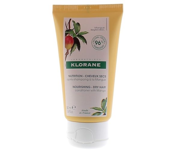 Mango-Haarspülung für trockenes Haar von Klorane - 50 ml Tube - image 1