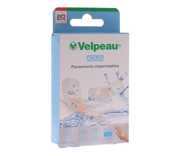 Aqua Velpeau wasserdichte Pflaster - Schachtel mit 20 Pflastern - image 1