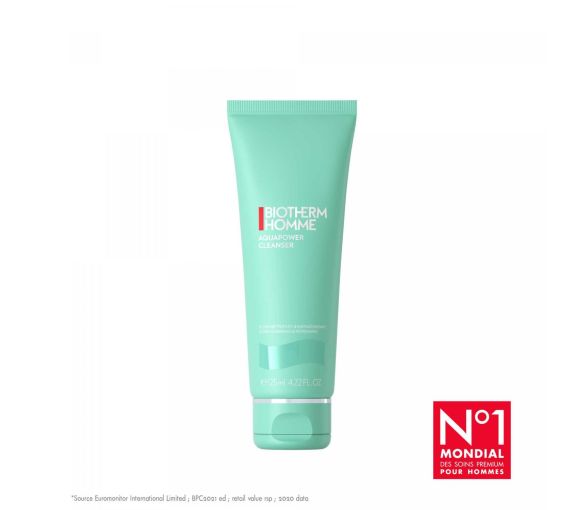 Aquapower Cleanser Gel frisch ultra-reinigend & erfrischend für Männer Biotherm - Tube mit 125 ml - image 1
