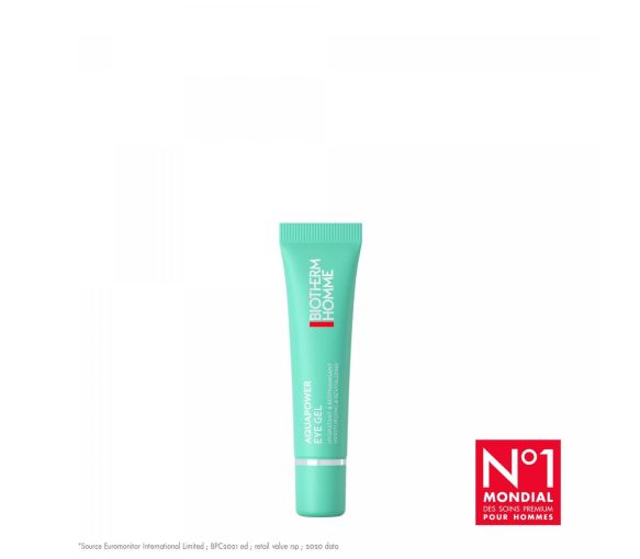 Aquapower Augen-Gel feuchtigkeitsspendend für Männer Biotherm - Tube mit 15 ml - image 1