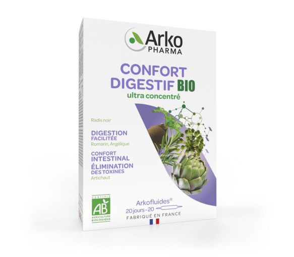 Arkofluides Confort Digestif Bio Arkopharma - Packung mit 20 Ampullen - image 1