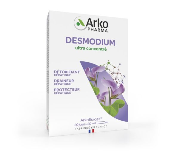 Arkofluides Desmodium 2300 mg Arkopharma - Packung mit 20 Ampullen - image 1