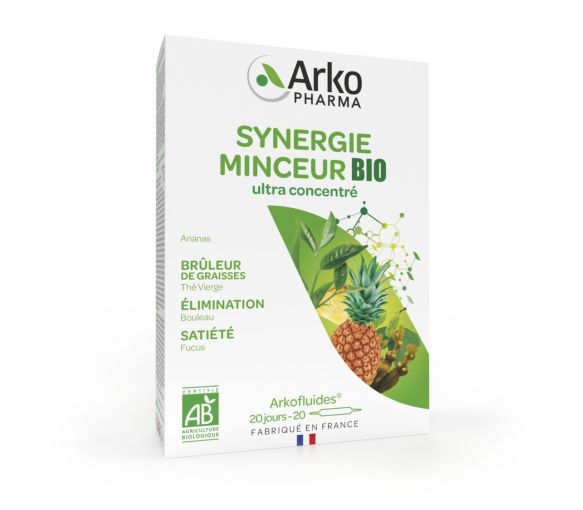 Arkofluides Synergie Schlankheit BIO trinkbare Lösung in Ampullen Arkopharma - Packung mit 20 Ampullen - image 1