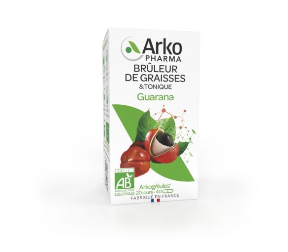 Arkogélules Guarana Fettverbrenner Arkopharma - Packung mit 40 Kapseln - image 1