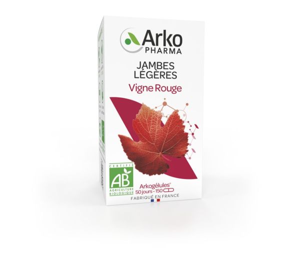 Arkogélules Rote Weinrebe Bio Arkopharma - Packung mit 150 Kapseln - image 1