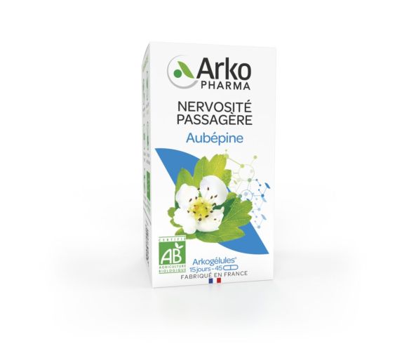 Arkogélules Weißdorn Arkopharma - Packung mit 45 Kapseln - image 1