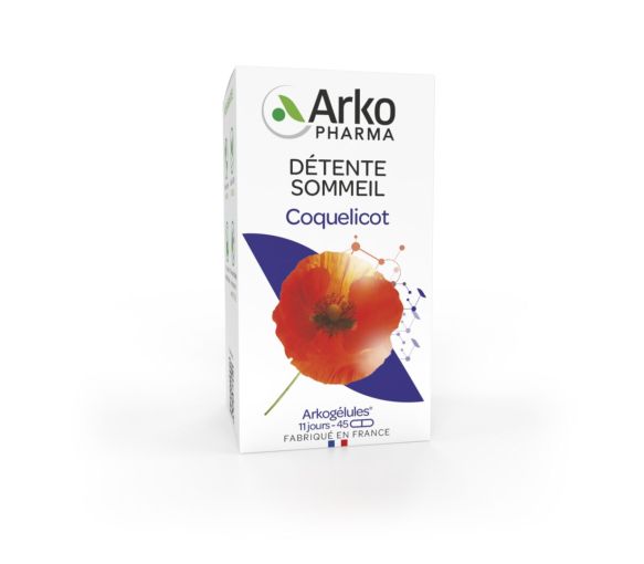 Arkogélules Mohn Arkopharma - Packung mit 45 Kapseln - image 1