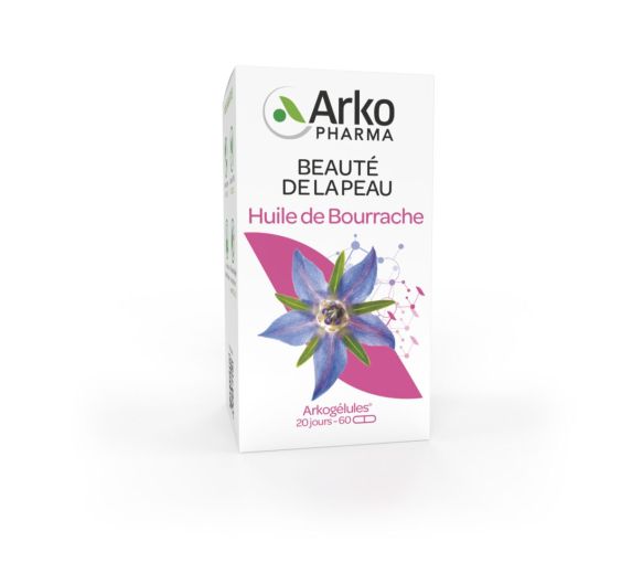 Arkogélules Borretschöl Arkopharma - Packung mit 60 Kapseln - image 1