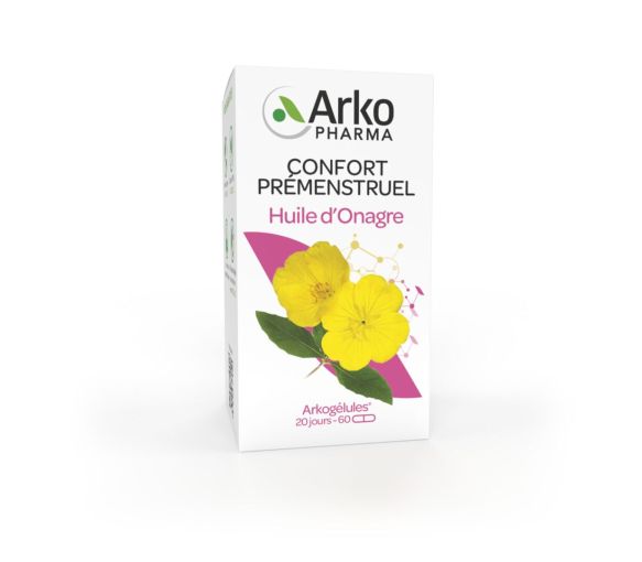 Arkogélules Nachtkerzenöl Arkopharma - Packung mit 60 Kapseln - image 1