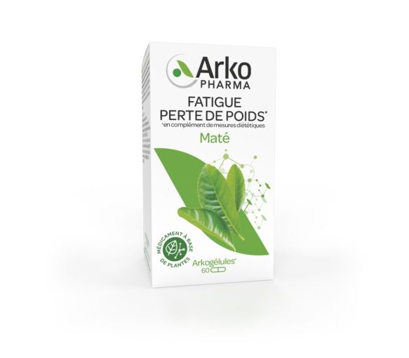 Arkogélules Mate Arkopharma - Packung mit 60 Kapseln - image 1