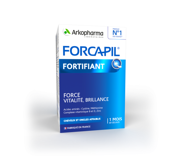 Forcapil Haare und Nägel Arkopharma - Packung mit 60 Kapseln - image 1