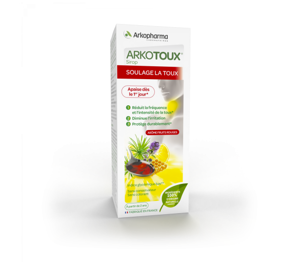 Arkotoux Sirup lindert den Husten Arkoharma - Flasche mit 140 ml - image 1