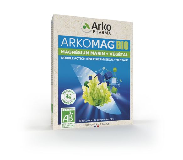 Arkomag bio Arkopharma - Packung mit 30 Tabletten - image 1