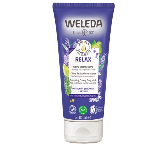 Aroma Shower Relax Bio-Duschcreme Weleda - Tube mit 200 ml