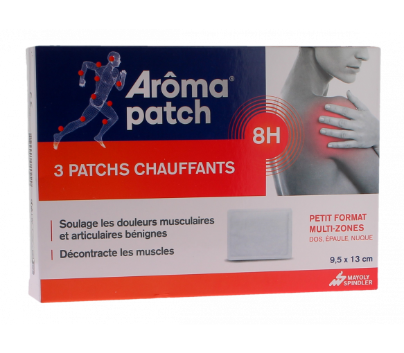 Arôma-Patch kleine Größe Multi-Zonen Mayoly Spindler - 3 wärmende Patches von 9,5 x 13 cm - image 1