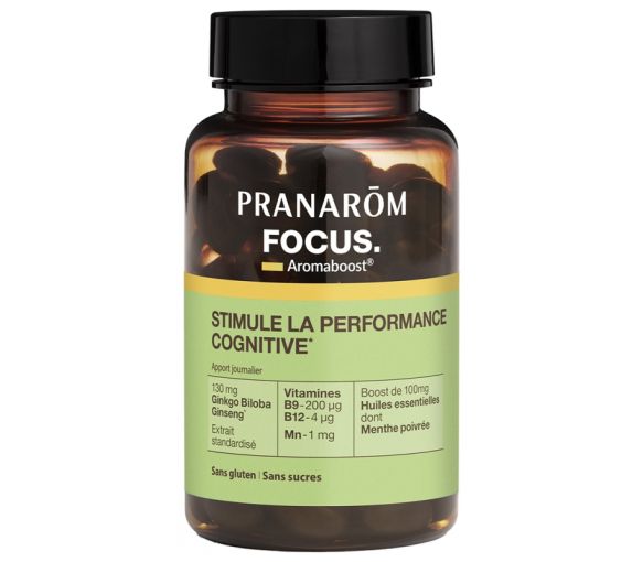 Aromaboost Fokus Konzentration Pranarôm - 60 Kapseln