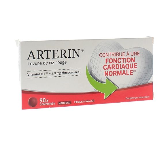 Arterin Rote Reishefe - Packung mit 90 Tabletten