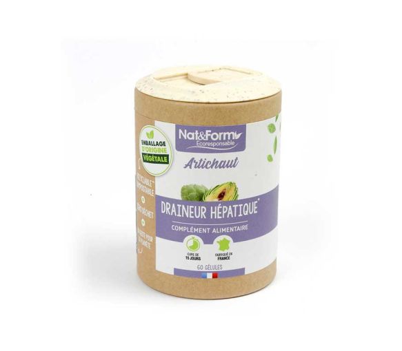 Artischocke Ecoresponsable Nat&Form - Dose von 60 Kapseln - image 1
