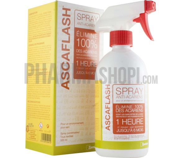 Ascaflash Spray gegen Milben Zambon - Sprühflasche 500 ml