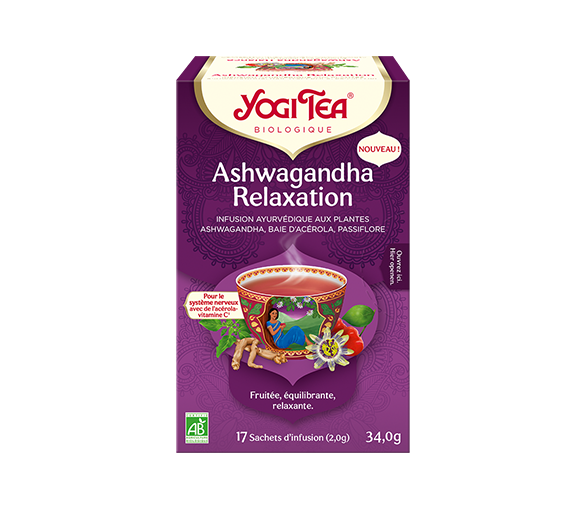 Ashwagandha Entspannung bio Yogi Tea - Box mit 17 Beuteln - image 1