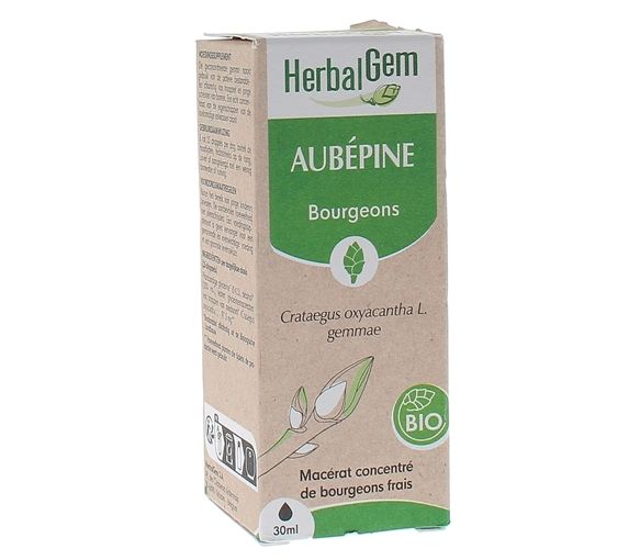 Weißdorn BIO Herbalgem - Flasche mit 30 ml