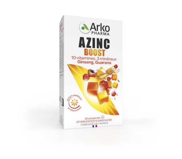 Azinc Boost effervescent Arkopharma - Packung mit 20 Brausetabletten - image 1