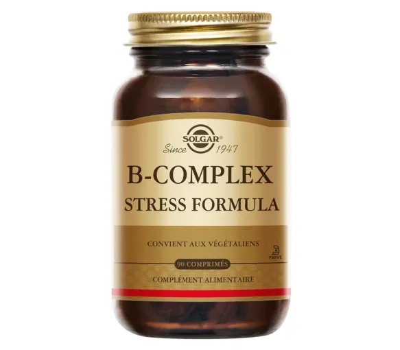 B-Komplex Stress-Formel Solgar - Dose mit 90 Tabletten - image 1
