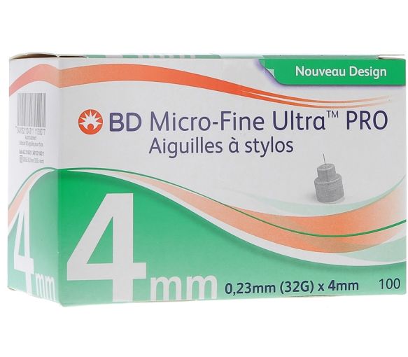 BD Micro-fine ultra Pro Stiftspitzen - 100 Stück à 4 mm