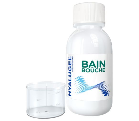 Mundspülung Hyalugel - Flasche mit 150 ml