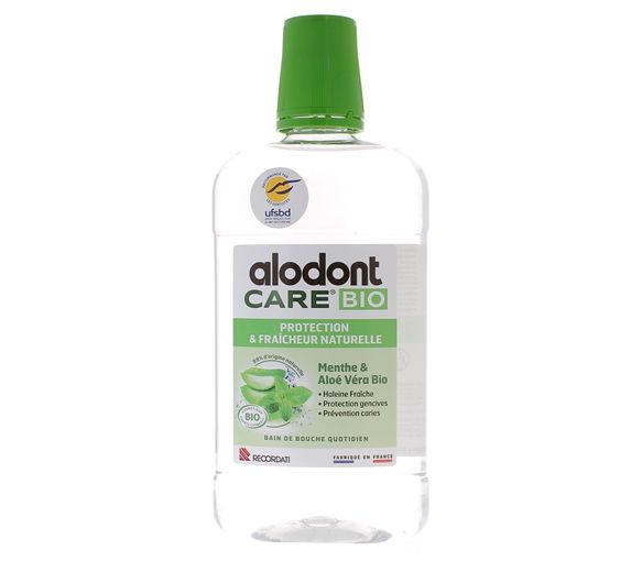 Mundspülung täglich Schutz & natürliche Frische bio Alodont Care - Flasche 500 ml
