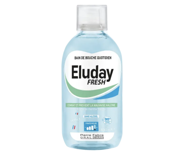 Eluday Fresh Mundspülung täglich Pierre Fabre - Flasche mit 500 ml - image 1