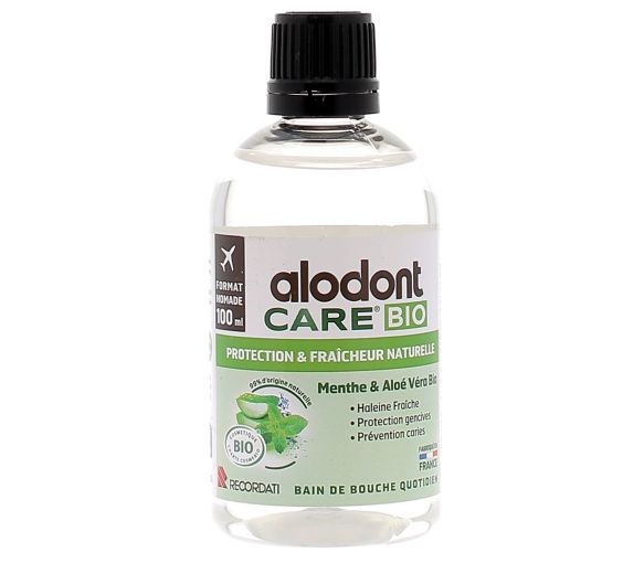 Mundspülung täglich Schutz & natürliche Frische bio Alodont Care - Flasche mit 100 ml - image 1