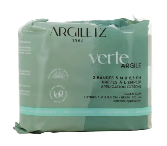 Fertige grüne Tonbänder Argiletz - 2 Bänder von 5m x 8,5cm - image 1