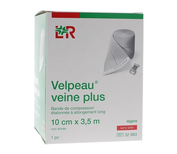 Kompressionsband für Venen, leichter ohne Latex Velpeau - 1 Band von 10 cm x 3,5 m