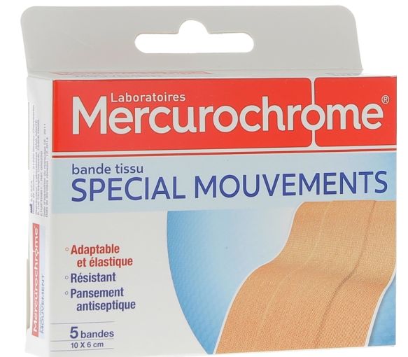 Spezialbewegungsband Mercurochrome - Box mit 5 Bändern
