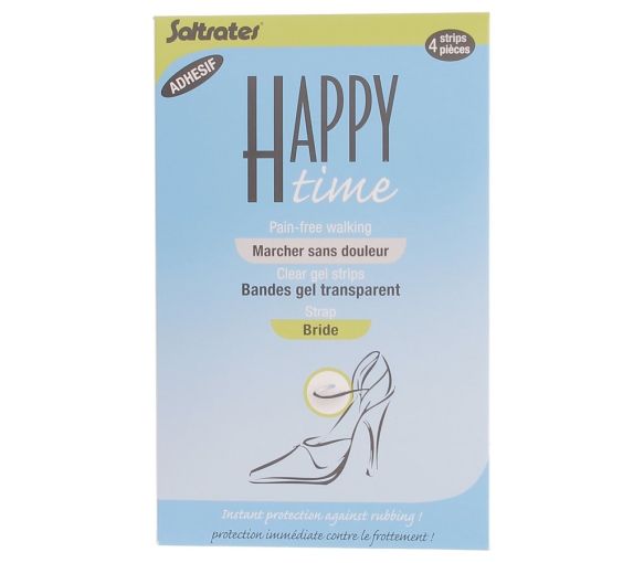Transparente Gelbänder Happy Time Saltrates - 4 Bänder