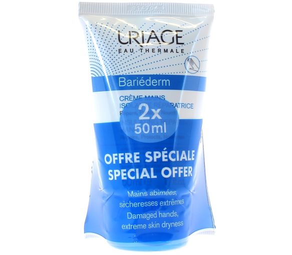 Bariéderm Isolierende reparierende Handcreme Uriage - 2er Pack à 50 ml - image 1