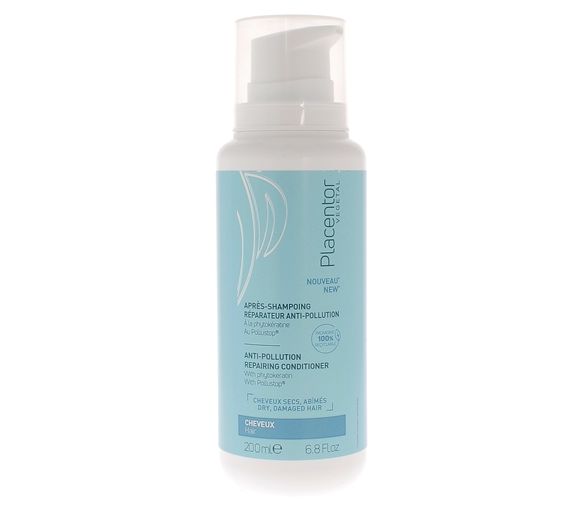 Reparierender Anti-Pollution-Conditioner Placentor végétal - Pumpflasche mit 200 ml - image 1