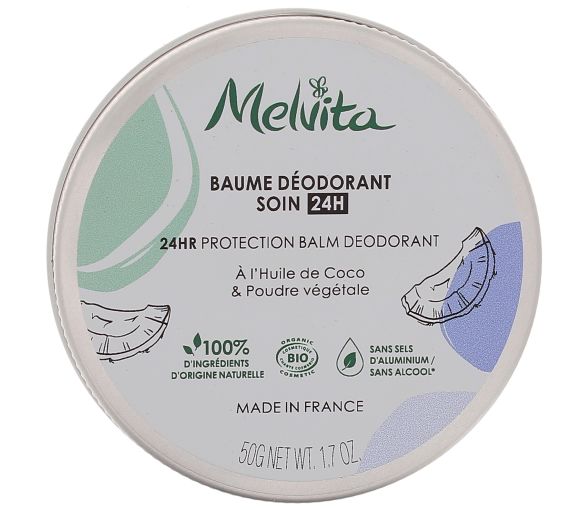 Bio-Deodorant Balsam 24h Melvita - 50 g Tiegel - image 1