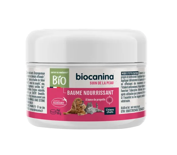 Nährende Salbe für Hunde und Katzen Biocanina - 50g Dose