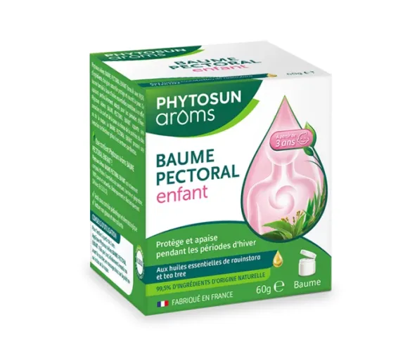 Brustbalsam für Kinder Phytosun Aroms - 60g Dose - image 1