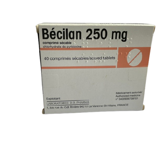 Bécilan 250 mg - Packung mit 40 teilbaren Tabletten
