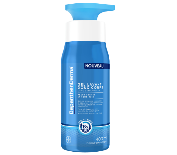 BepanthenDerma Gel Waschmittel Sanft für den Körper 400 ml Für trockene und empfindliche Haut - image 1