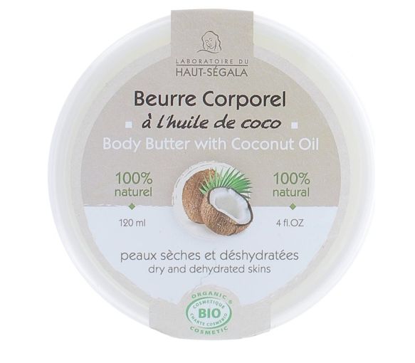 Körperbutter Bio-Kokos Haut-Ségala - 120 ml Topf