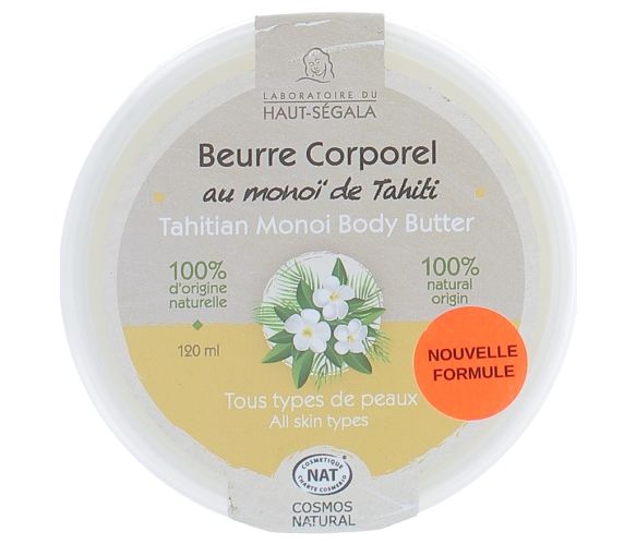 Körperbutter mit Monoi de Tahiti Haut-Ségala - 120 ml Tiegel