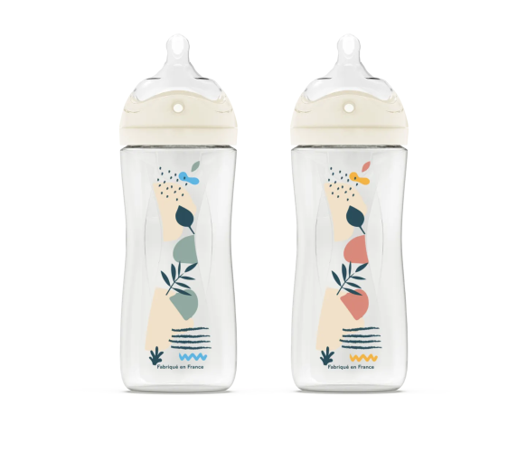 Anti-Kolik-Flasche mit Multi-Loch-Sauger +6 Monate Dodie - Flasche mit 330 ml - image 1