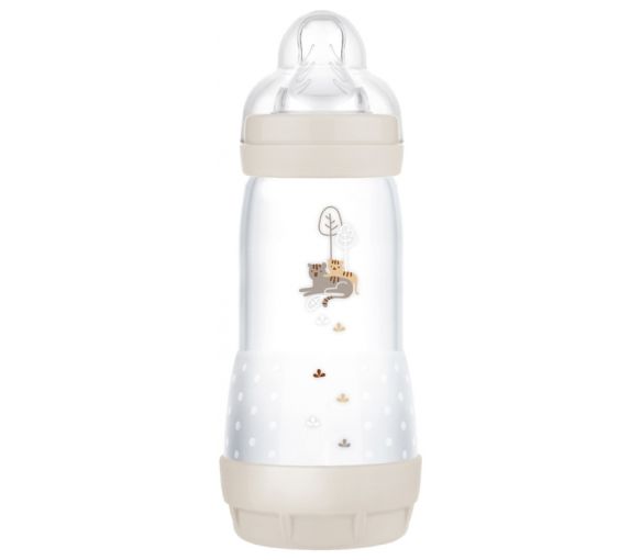 Biberon Easy Start ab 4 Monaten, Flussstärke 3, Sandfarben, Mam - 1 Biberon mit 320 ml