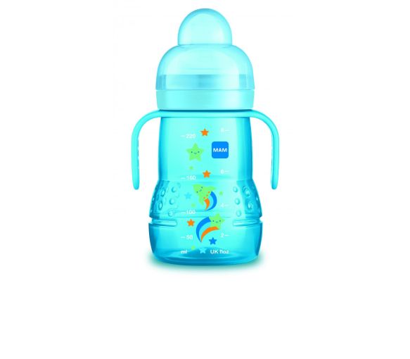 Übergangstrinkflasche 4 Monate + Mam - 220 ml Flasche
